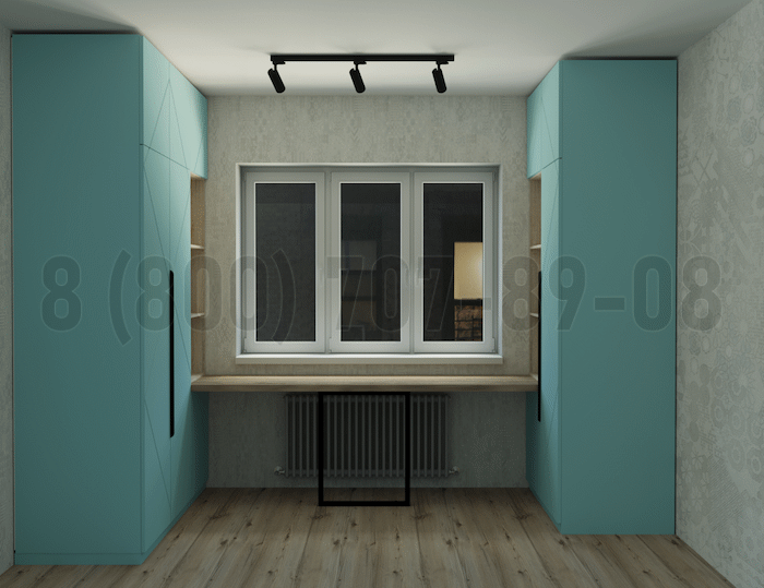 Бирюзовый шкаф в Лыткарино